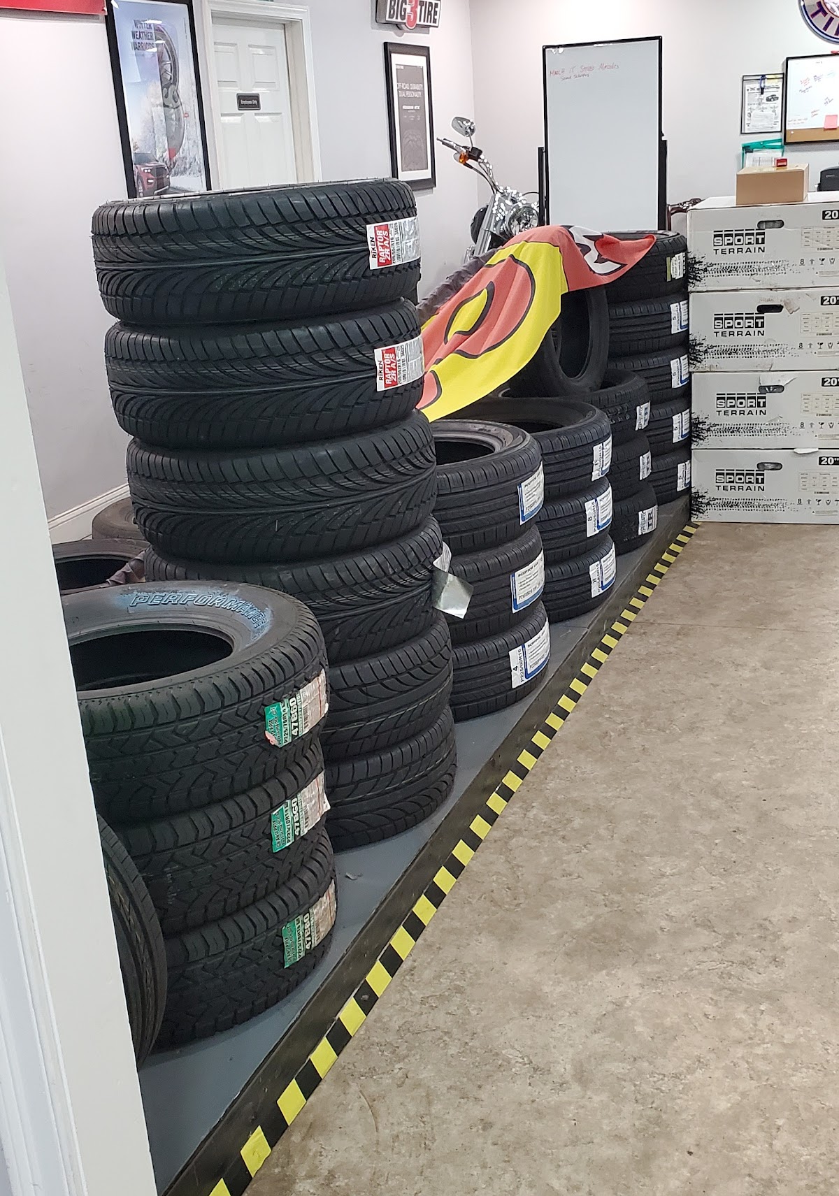 Necessary Tires shop interior